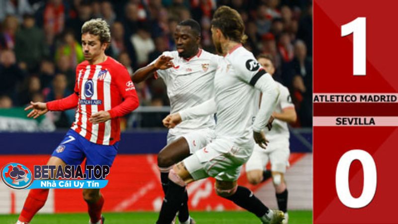 Atletico Madrid có chiến thắng duy nhất trong trận đấu